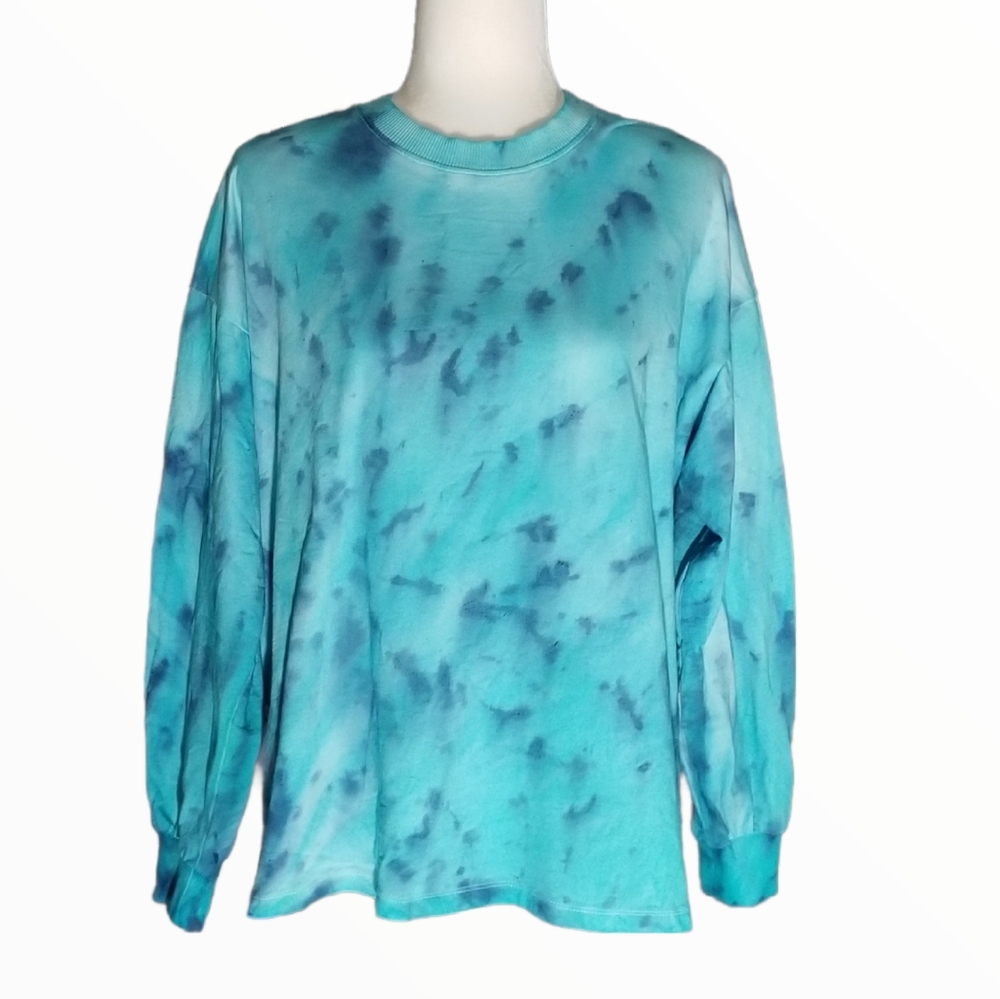 Asos tie dye lightweight sz 4 sweater side split